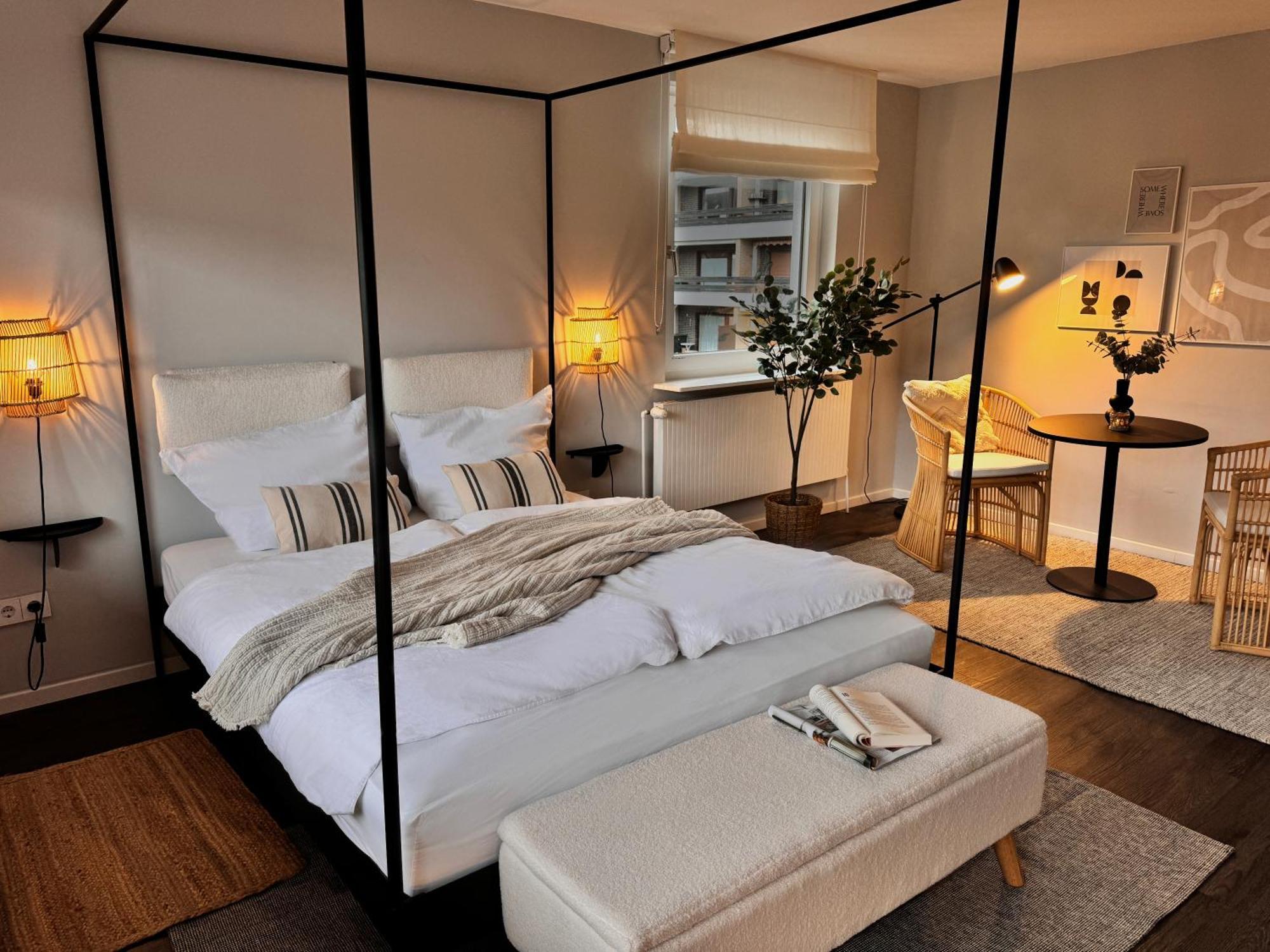 Strandnahes Design-Apartment mit Balkon, Parkplatz&Netflix Büsum Exterior foto