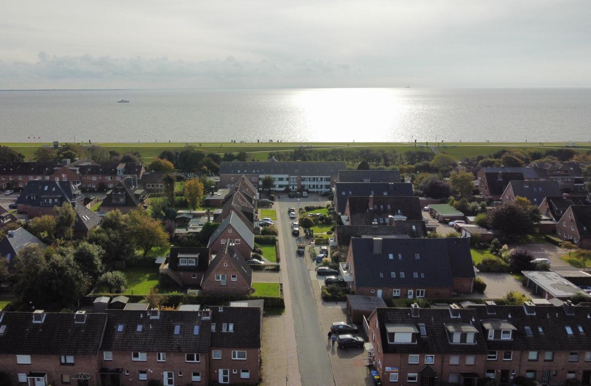 Strandnahes Design-Apartment mit Balkon, Parkplatz&Netflix Büsum Exterior foto